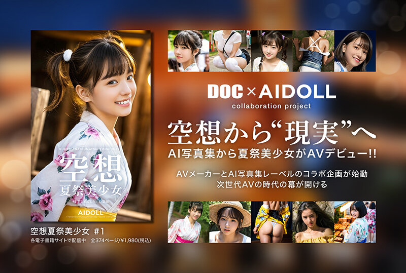 空想夏祭美少女 AI MODEL AV DEBUT 011